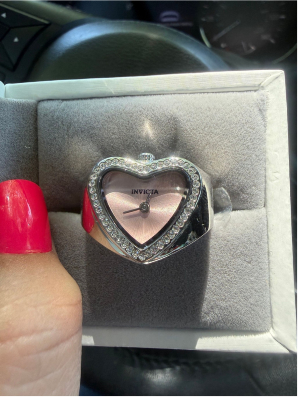 NWT Invicta Angel Heart Ring Watch